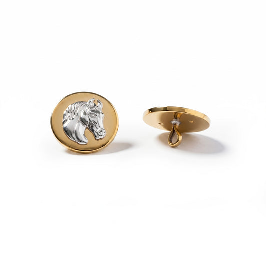 The Marwar Horse Crest Button