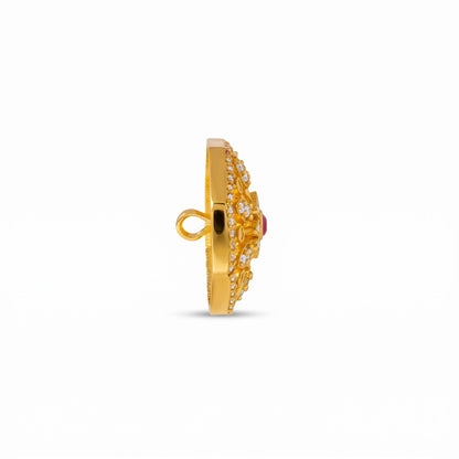 The Noor-e-Rosette Button