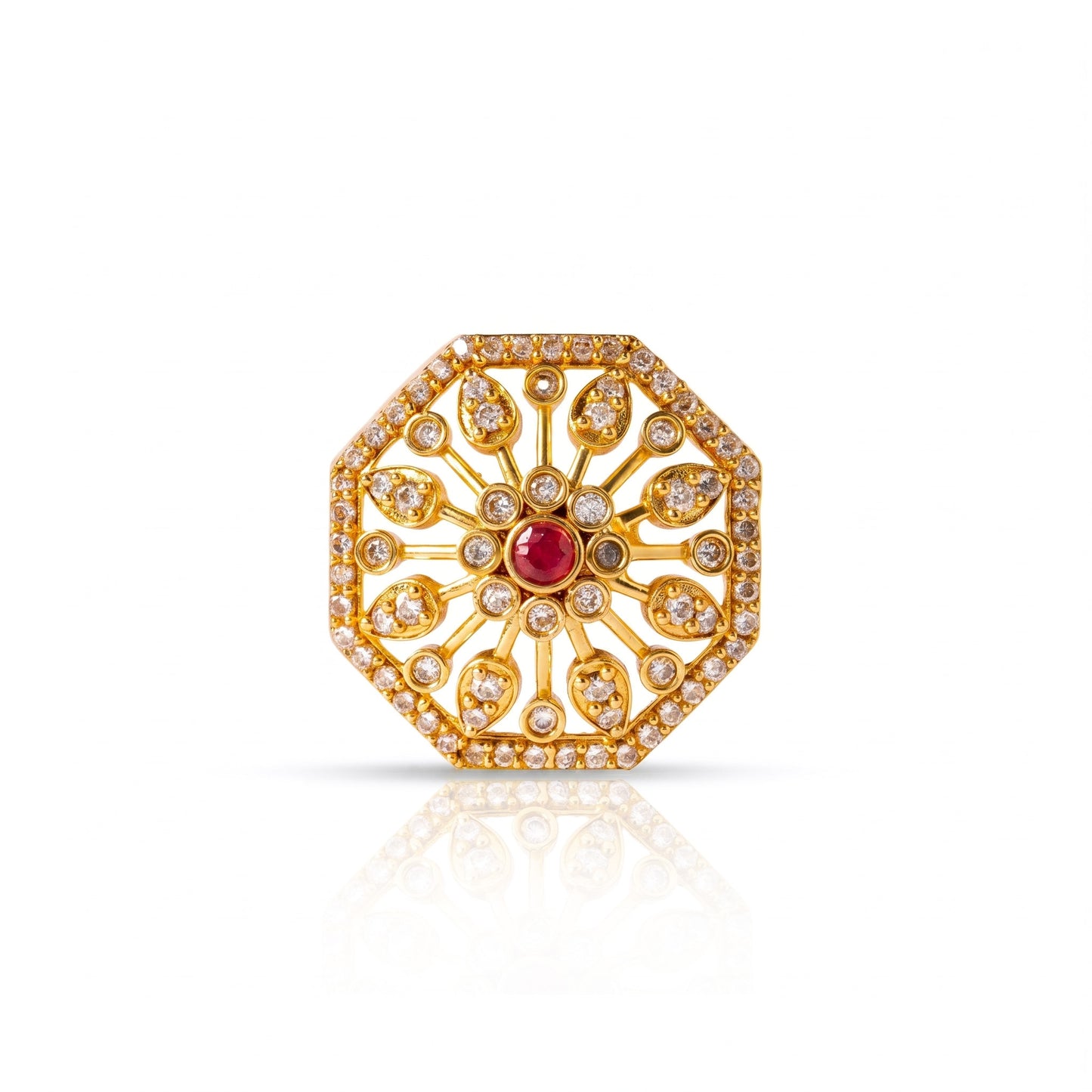 The Noor-e-Rosette Button