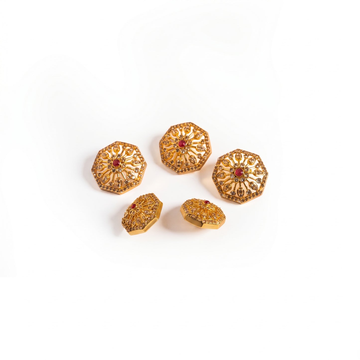 The Noor-e-Rosette Button