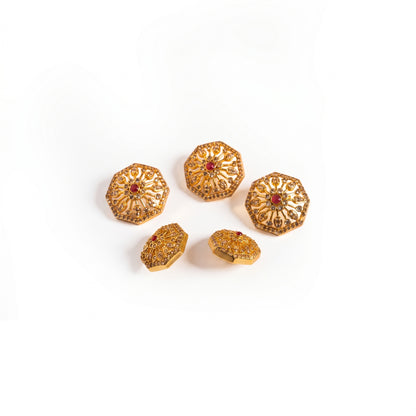 The Noor-e-Rosette Button